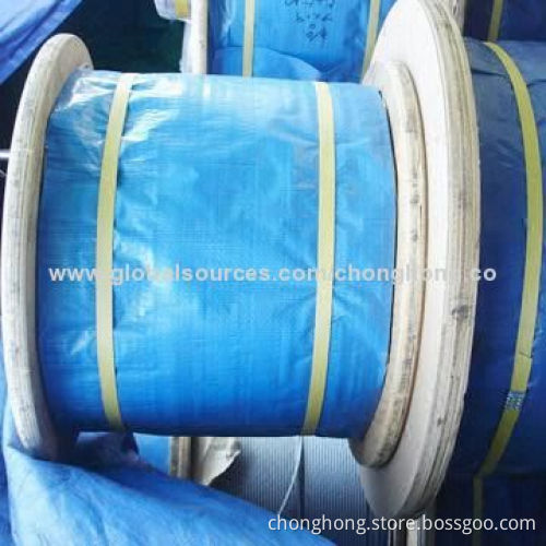 Plastic-coated Wire Ropes, Available in Various Sizes and Colors